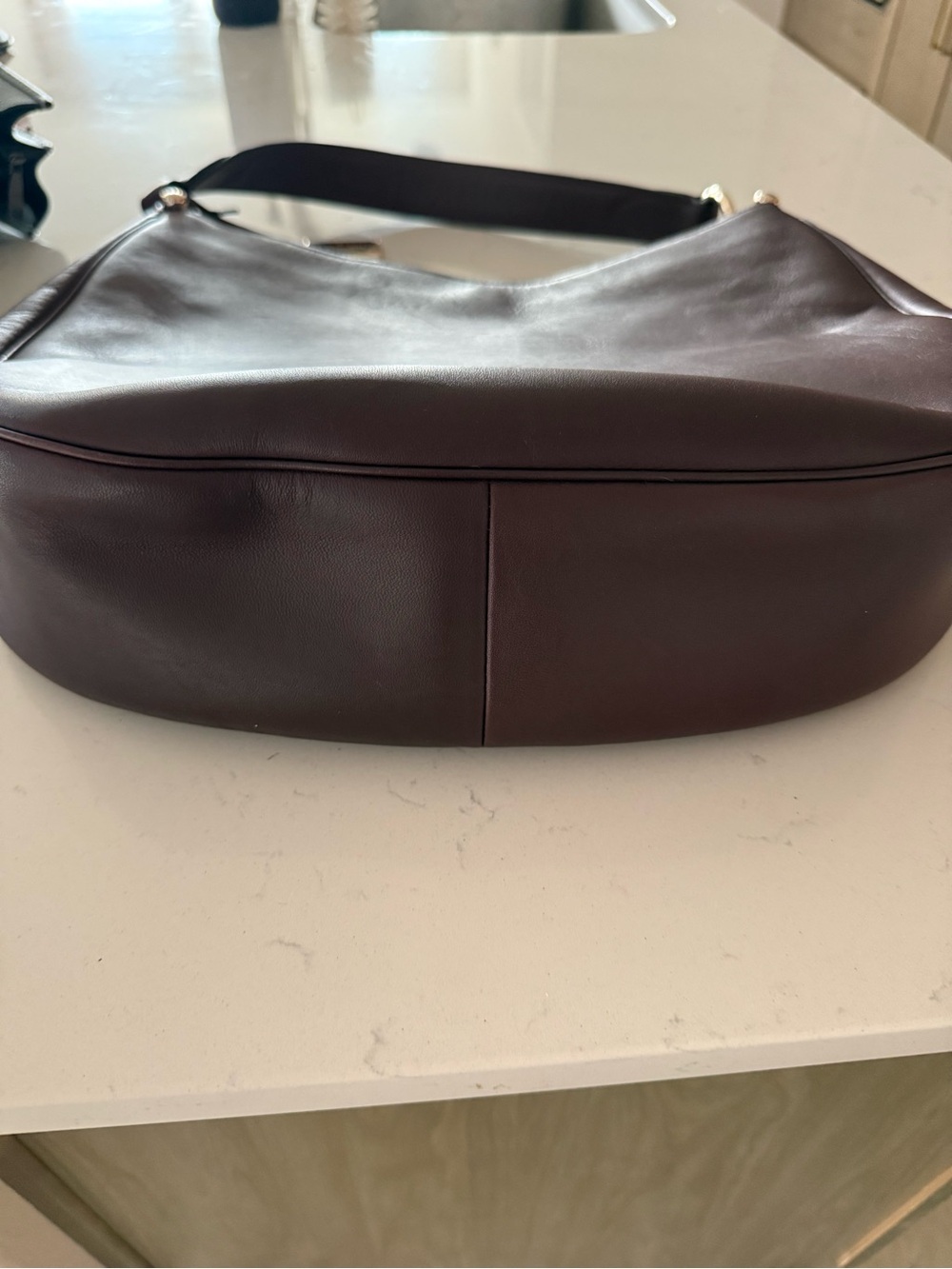 Coach Nomad Hobo Oxblood Glovetanned Leather Shoulder Bag Handbag - Picture 3 of 6
